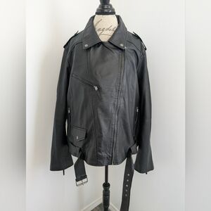 Nasty Gal Leather Moto Jacket 16
